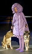 ALEXANDER McQUEEN Runway Fashion Photos.Fall 2002 Paris Fashion Collection